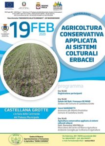 locandina seminario agricoltura conservativa