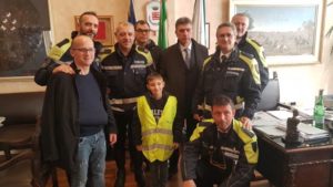 il sindaco incontra giovane vittima di incidente