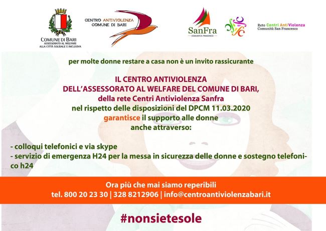 prosegue lavoro di supporto alle vittime del centro antiviolenza comunale - locandina