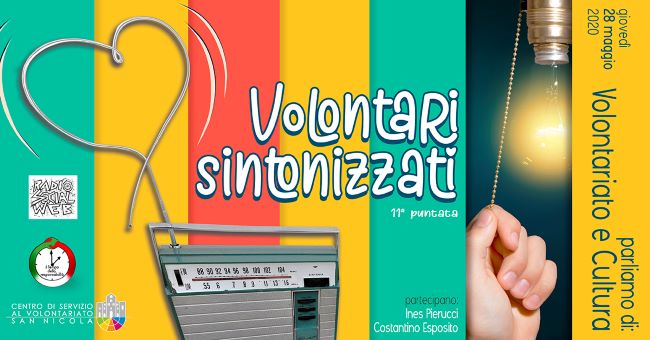 banner volontari sintonizzati - volontariato e cultura