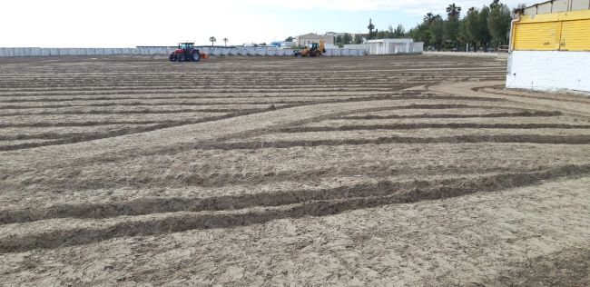 barsa in azione sulle spiagge e litorali, pulizia in atto