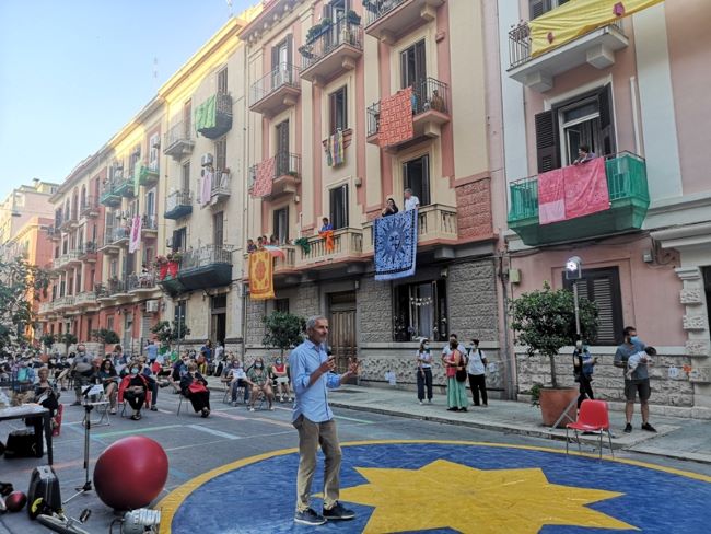 grande partecipazione per piazze verticali in via a. vaccaro