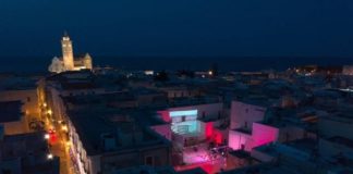 trani, palazzo beltrani e corte Ssantorsola dall'alto (ph davide ferrante)