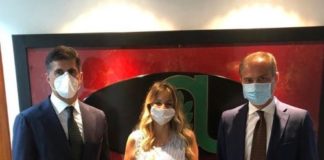 da sx goran aleksić, gabriella gentile e luca lazzàro