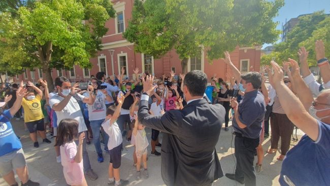 inaugurata stamattina la nuova piazza redentore al termine della riqualificazione