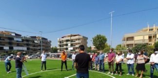 inaugurazione del playground di torre a mare