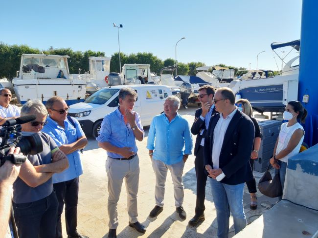 presentati i seabin nella lega navale di barletta