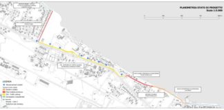 progetto itinerario ciclopedonale strada del baraccone_planimetria stato di progetto