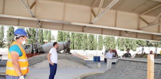 skatepark sotto il ponte adriatico - sopralluogo assessore petruzzelli