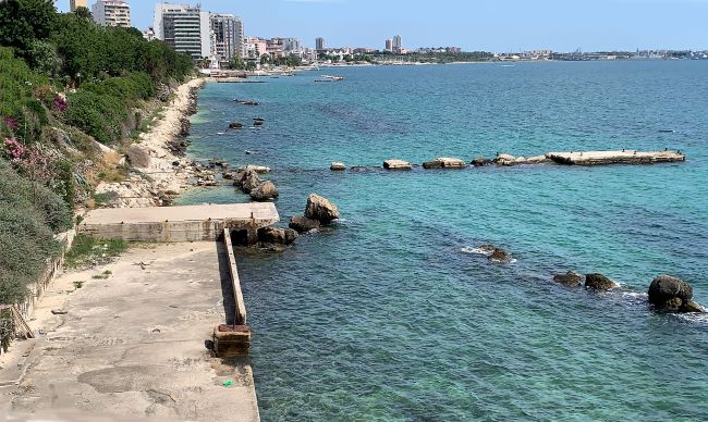 pontile rota e in basso a destra area x attività accoglienza