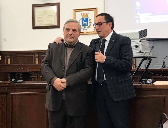 il sindaco franco ancona e gianni genco