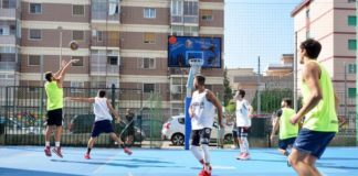 inaugurati 2 campi da basket in gomma riciclata realizzati da Ecopneus con pfu