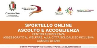 locandina sportello online antiviolenza uniba