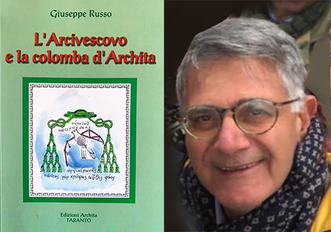 copertina e autore l'arcivescovo e la colomba di archita