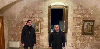 il capo di gabinetto del presidente della regione puglia in visita a villa castelli