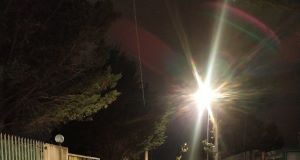 in funzione il nuovo impianto di pubblica illuminazione in via ascianghi nel municipio