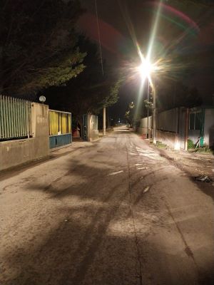 in funzione il nuovo impianto di pubblica illuminazione in via ascianghi nel municipio