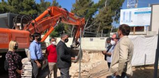 sopralluogo cimitero torre a mare per cantiere nuova cappella