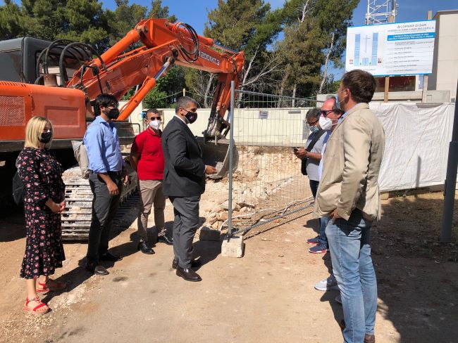 sopralluogo cimitero torre a mare per cantiere nuova cappella