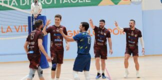 volley club grottaglie gara 1 è granata, battuto il cus bari 3-0