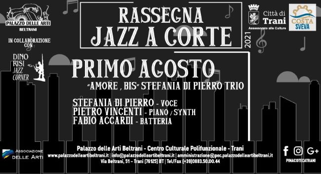 invito jazz a corte, dipierro trio