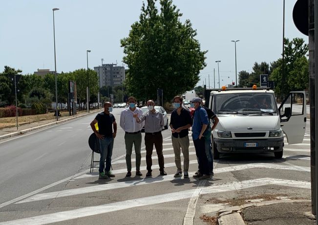 riqualificazione di via caldarola - sopralluogo galasso leonetti