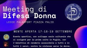 al palasport di lecce tre giornate dedicate alla donna (locandina)