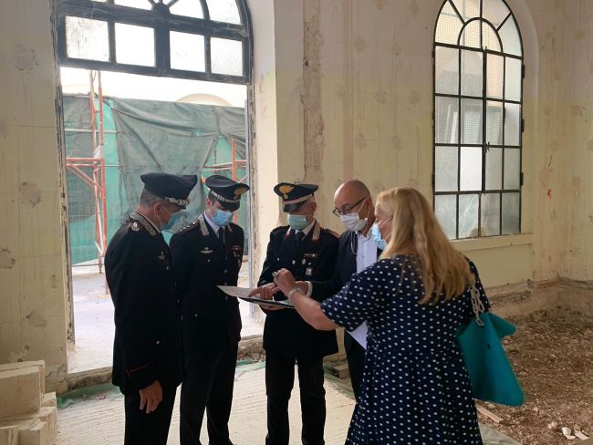 nuovo sopralluogo sul cantiere della caserma carabinieri nella ex manifattura tabacchi