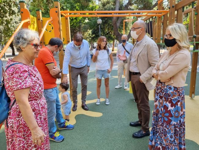 riaperta al pubblico l'area ludica di piazza garibaldi