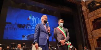 celebrazioni per il centenario del milite ignoto - cerimonia teatro petruzzelli