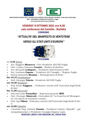 manifesto di ventotene