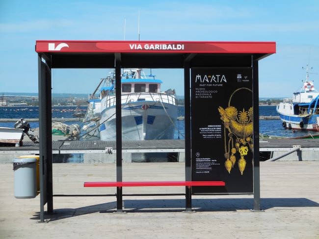 pensilina kyma mobilità via garibaldi