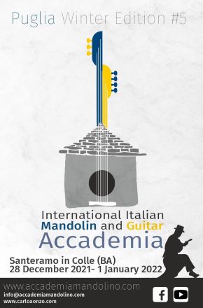 locandina accademia invernale di mandolino e chitarra - winter edition