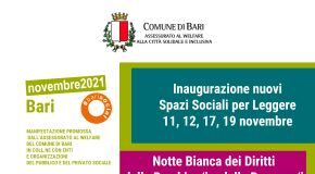 locandina quattro nuovi spazi sociali per leggere della biblioteca popolare diffusa per minori - diritti ai diritti generale