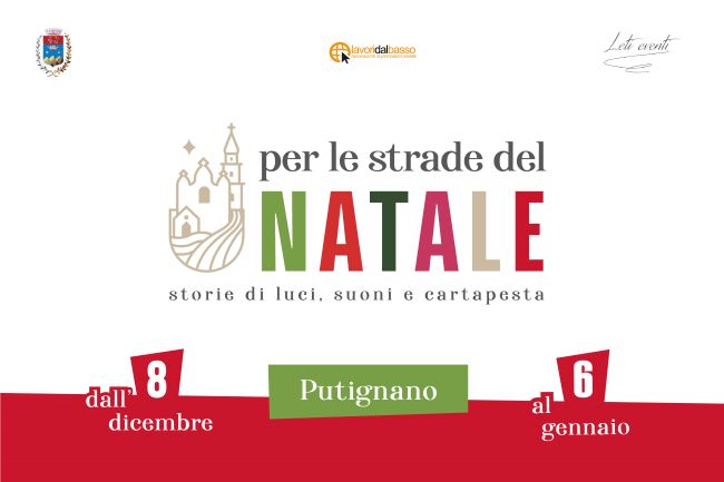 banner putignano 'per le strade del natale'