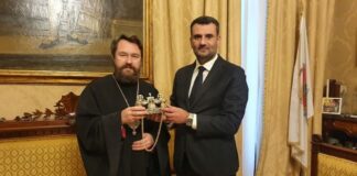 decaro incontra il metropolita hilarion