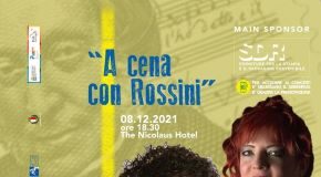 locandina 'a cena con rossini'