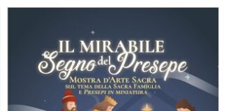 locandina mostra il mirabile segno del presepe 2021