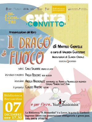 locandina presentazione 'il drago di fuoco'