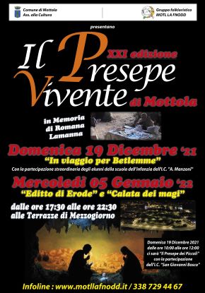 locandina presepe vivente mottola