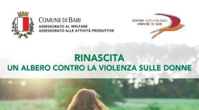 locandina 'rinascita. un albero contro la violenza sulle donne'