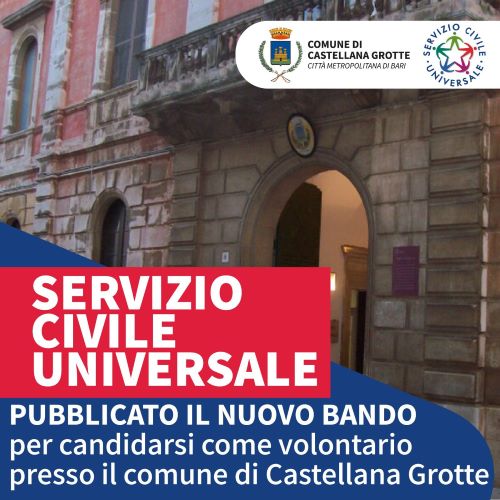 card servizio civile a castellana grotte