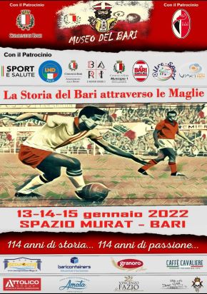 locandina la storia del bari attraverso le maglie