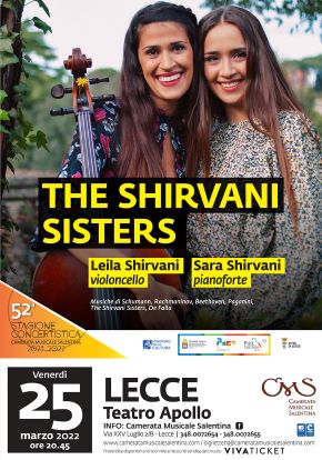 “The Shirvani Sisters” al Teatro Apollo di Lecce