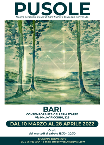 Bari, mostra dedicata a Pierluigi Pusole: dal 10 marzo al 28 aprile 2022