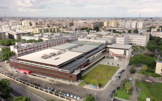 poliba, vista aerea del campus universitario di bari