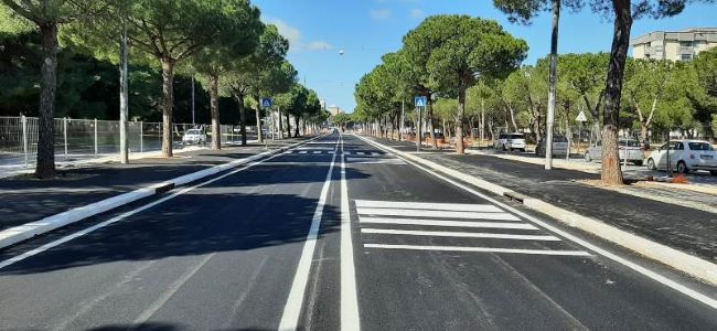 riaperte al traffico le due corsie centrali di via caldarola