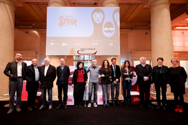 dozzina premio strega 2022 - autori Foto musacchio, ianniello, pasqualini e fucilla