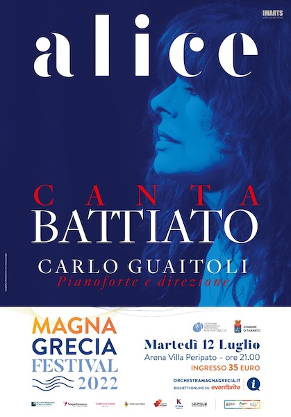 Alice canta Battiato, il 12 luglio 2022 a Taranto