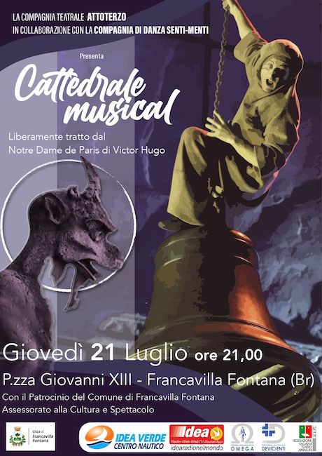 “Cattedrale Musical”, il 21 luglio 2022 a Francavilla Fontana